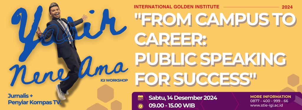 Banner Workshop STIE IGI Jakarta